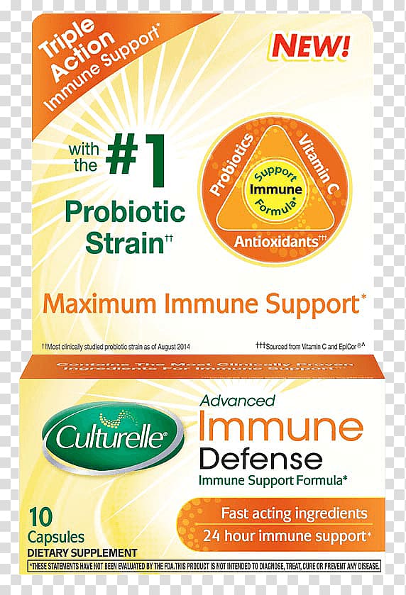 Culturelle Advanced Immune Defense Supplement, 10 Count Brand Font Line Immune system, Girls Night Out transparent background PNG clipart