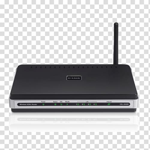Router D-Link Digital subscriber line DSL modem, others transparent background PNG clipart
