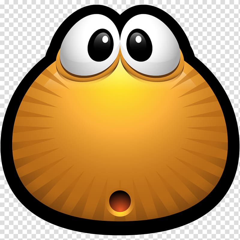 smiley yellow beak , Brown Monsters 04 transparent background PNG clipart