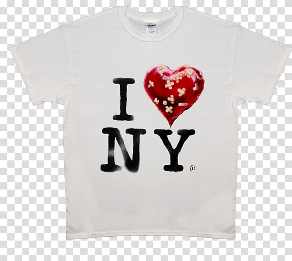 New York City T-shirt I Love New York Clothing, T-shirt transparent background PNG clipart