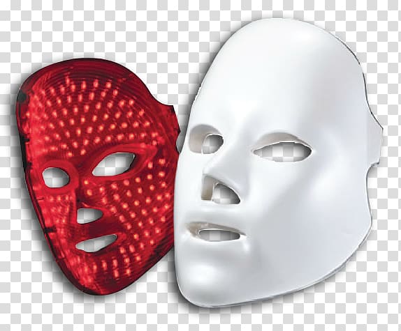 Mask Light-emitting diode Face Facial, discount time transparent background PNG clipart