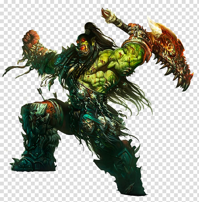 World of Warcraft Warcraft III: The Frozen Throne Grom Hellscream Warcraft II: Tides of Darkness Orc, world of warcraft transparent background PNG clipart