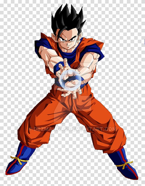 Gohan Goku Majin Buu Videl Gotenks, goku transparent background PNG clipart