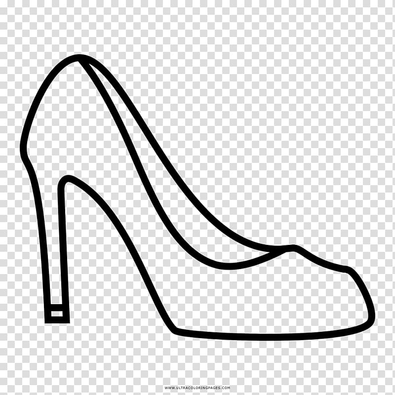 High-heeled shoe Drawing Coloring book Absatz, others transparent background PNG clipart