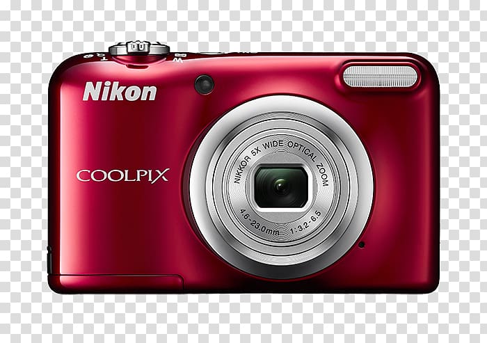 Nikon Digital Camera Coolpix A 10 RD Point-and-shoot camera Nikon COOLPIX A100, Camera nikon transparent background PNG clipart