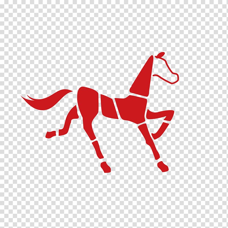 Horse Red , Red Horse running transparent background PNG clipart
