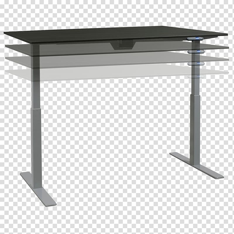 Sit-stand desk Table Standing desk Office, table transparent background PNG clipart