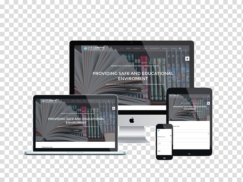Responsive web design Template Joomla Hikashop Bootstrap, e learning transparent background PNG clipart