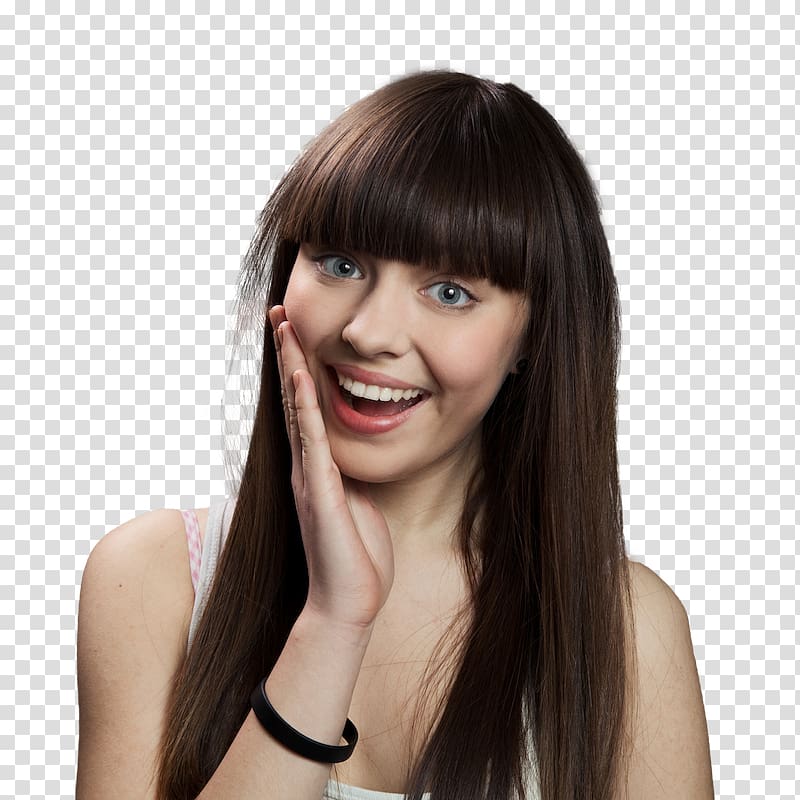 Layered hair Step cutting YouTube Let Go Now T.O.P, Portrait Of A Young Woman transparent background PNG clipart
