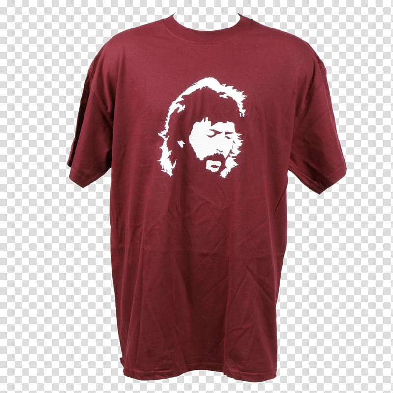 T-shirt Sleeve Eric Clapton, red undershirt transparent background PNG clipart