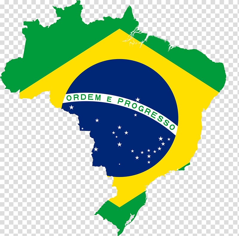 Flag of Brazil Map Flag of Portugal, Brazil Map ...