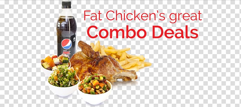 Fat Chicken Chicken salad Vegetarian cuisine Food, COMBO OFFER transparent background PNG clipart