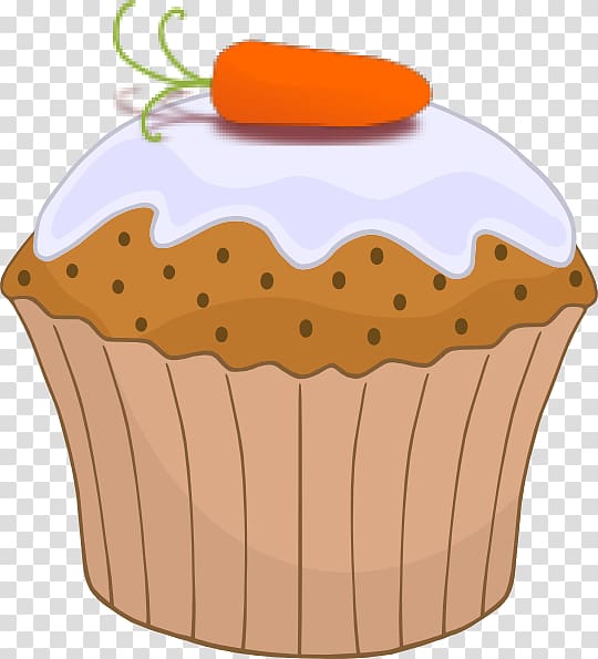English muffin Cupcake Frosting & Icing , carrot transparent background PNG clipart