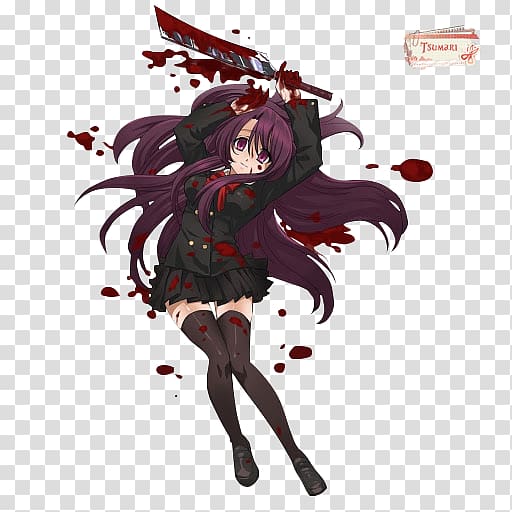 Kotonoha Katsura Sekai Saionji Anime Yandere Manga, School days transparent background PNG clipart