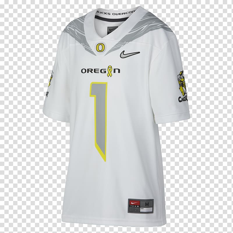 Sports Fan Jersey Oregon T-shirt Freemail Nike, Oregon ducks transparent background PNG clipart