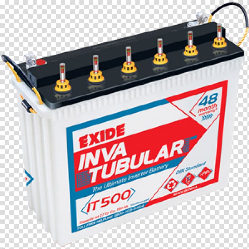 Exide Industries Electric battery UPS Battery charger, automotive battery transparent background PNG clipart
