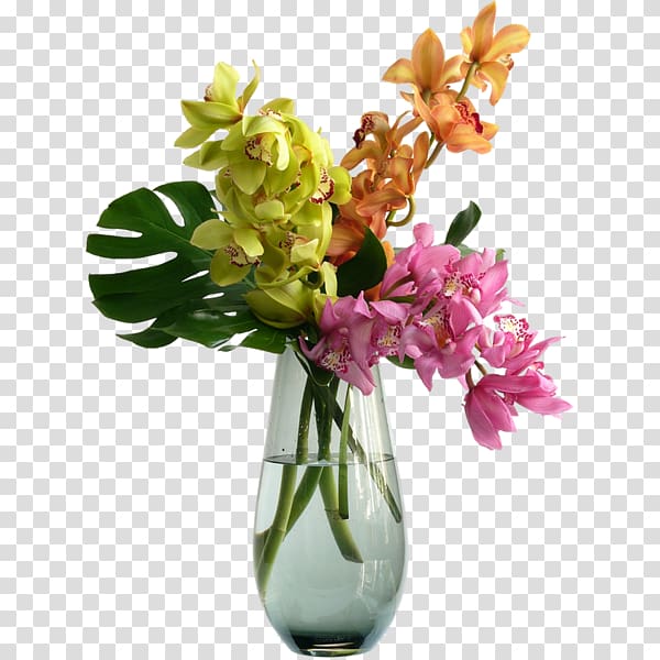 Cut flowers Floral design Floristry Vase, monstera transparent background PNG clipart