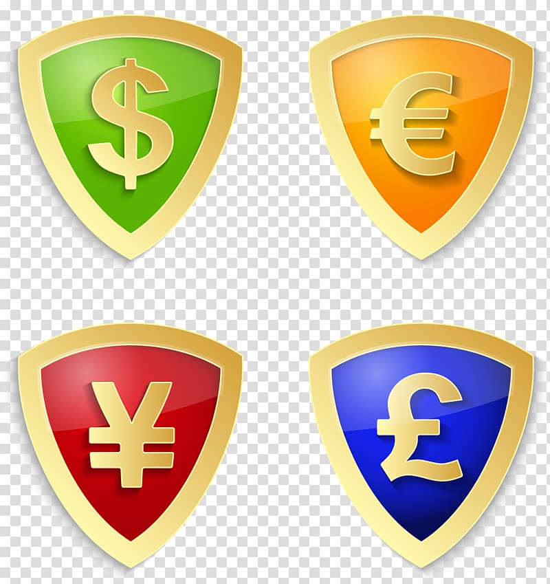 Shield Dollar sign Icon, Shield transparent background PNG clipart