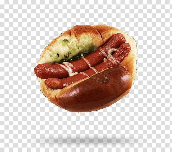 Bockwurst Hot dog Bratwurst Pâtisserie Cocobun, Atwater Thuringian sausage, hot dog transparent background PNG clipart