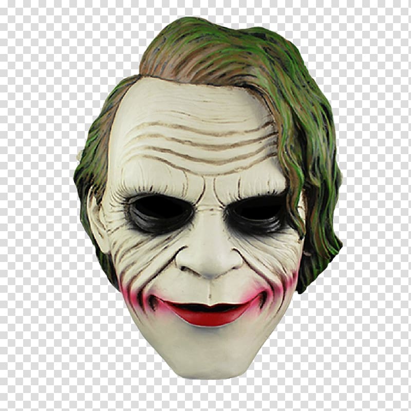 Joker mask The Dark Knight Batman, joker transparent background PNG clipart