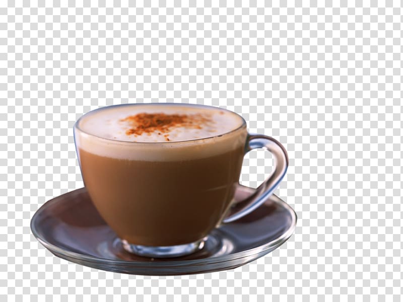 Cappuccino Hong Kong-style milk tea Coffee Cuban espresso, Ice tea transparent background PNG clipart