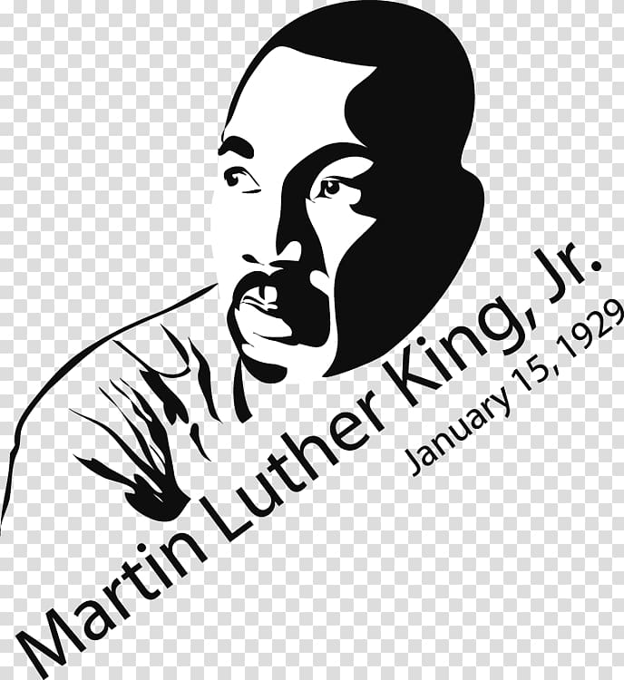 Martin Luther King Jr. Day Black History Month Drawing Illustration, martin luther king transparent background PNG clipart