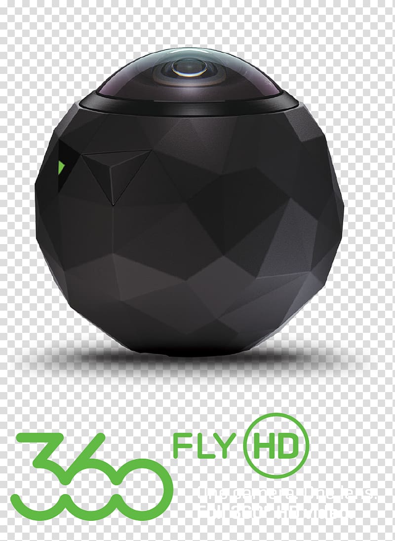 Omnidirectional camera Immersive video Video Cameras, 360 Camera transparent background PNG clipart
