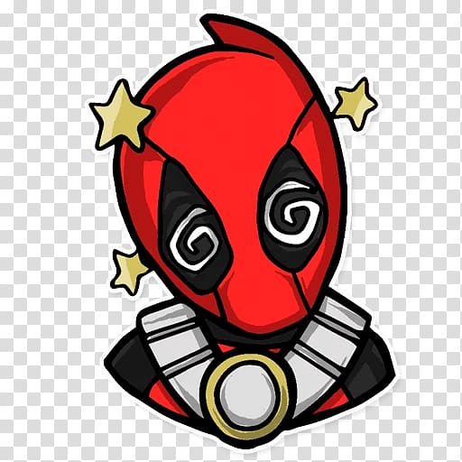 Deadpool Punisher Telegram Sticker Comics, deadpool transparent background PNG clipart