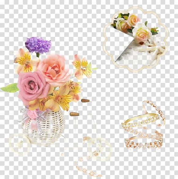 Floral design Flower bouquet Cut flowers Artificial flower, Flower Jewelry, flowers illustration transparent background PNG clipart