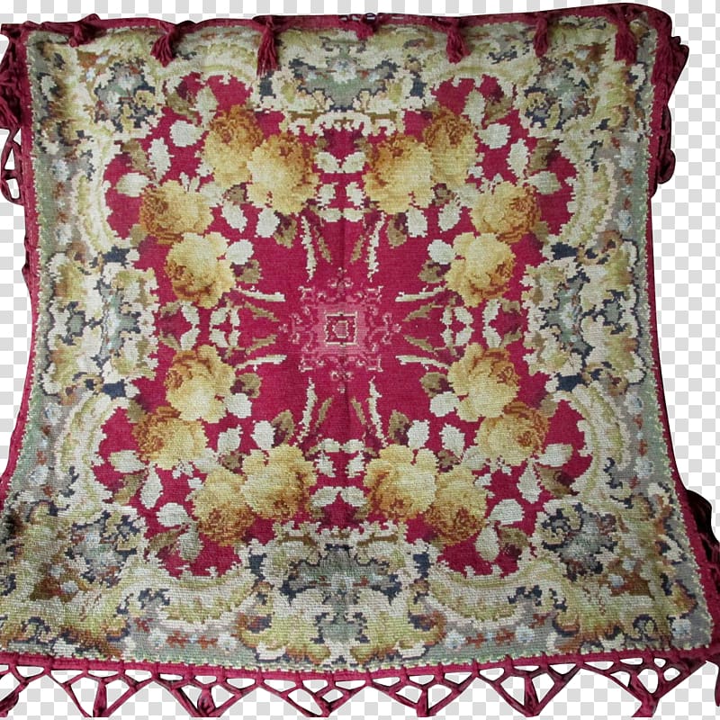Throw Pillows Cushion Textile Silk Carpet, tablecloth transparent background PNG clipart