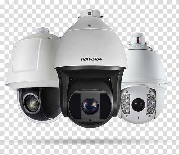 Pan–tilt–zoom camera IP camera Hikvision Closed-circuit television, Camera transparent background PNG clipart