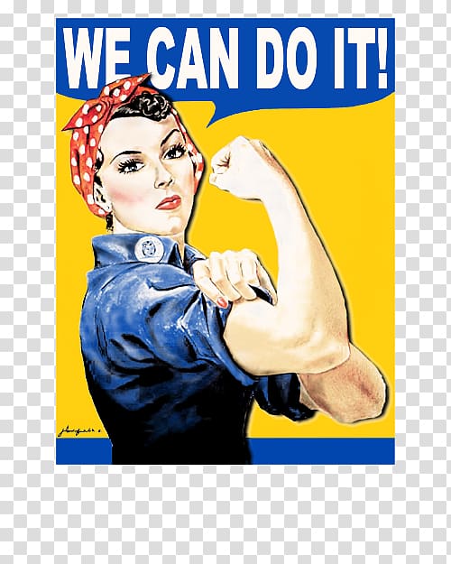 Naomi Parker Fraley We Can Do It! Rosie the Riveter Second World War Zazzle, Rosie The Riveter transparent background PNG clipart