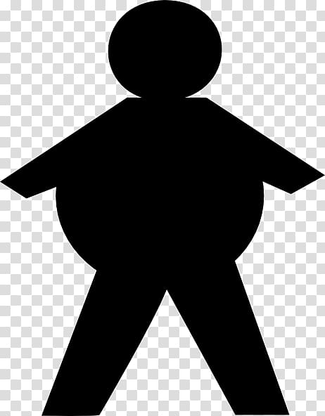 Stick figure Fat , Fat Person transparent background PNG clipart