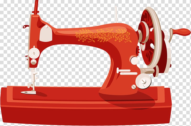 Sewing machine transparent background PNG clipart