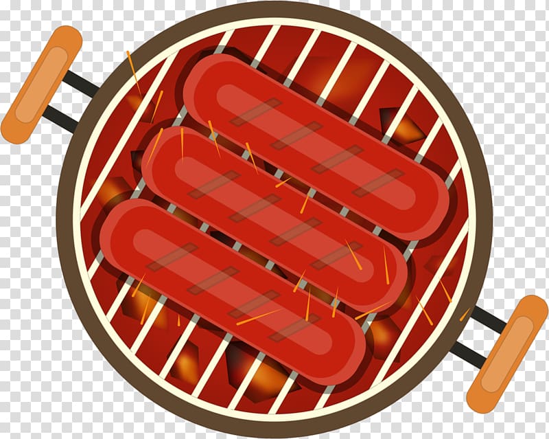 Sausage Barbecue Illustration, Cartoon delicacy sausage transparent background PNG clipart