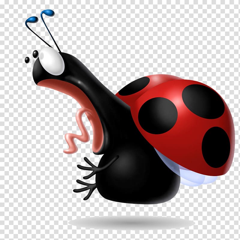 Coccinella Septempunctata Cartoon Ladybird Creative Exaggerated Expression Ladybug Transparent Background Png Clipart Hiclipart
