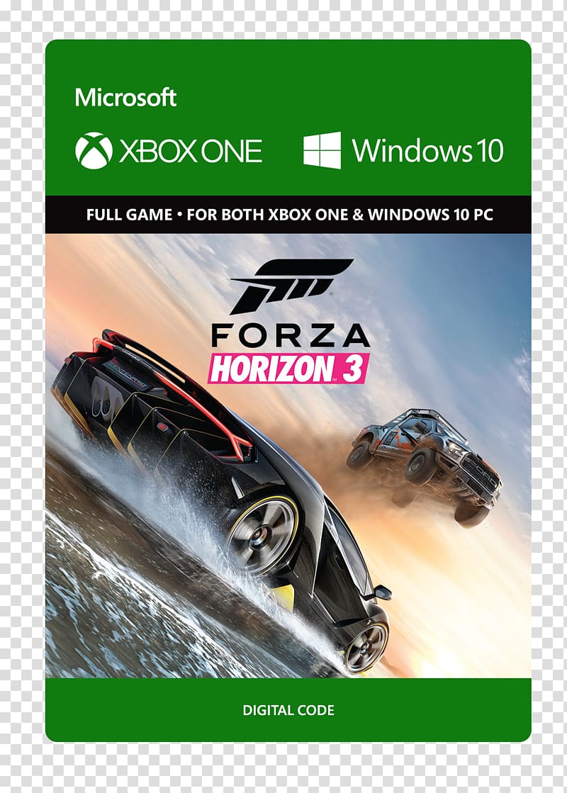 Forza Horizon 3 Xbox 360 Xbox One Video game, xbox transparent background PNG clipart
