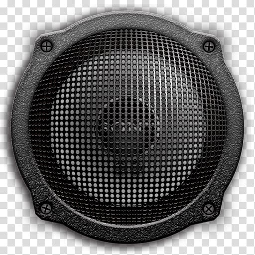 black subwoofer, Audio Speaker Woofer transparent background PNG clipart