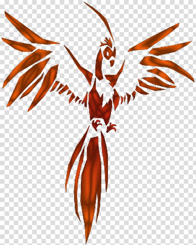 Phoenix Bird , Cartoon Bird Tattoo transparent background PNG clipart