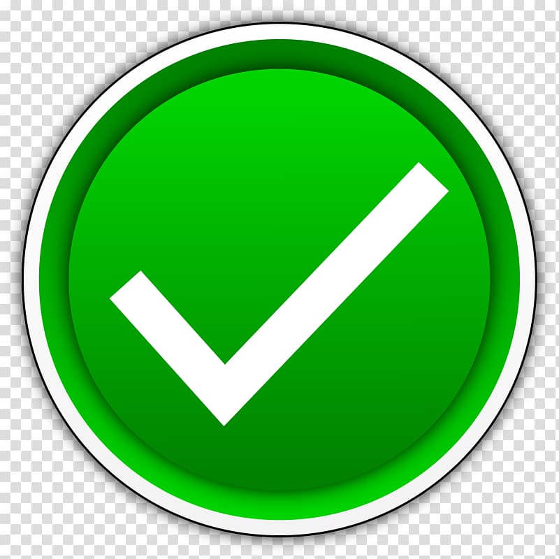 green and white check illustration, Check mark Symbol Computer Icons , Green Yes Check Mark transparent background PNG clipart