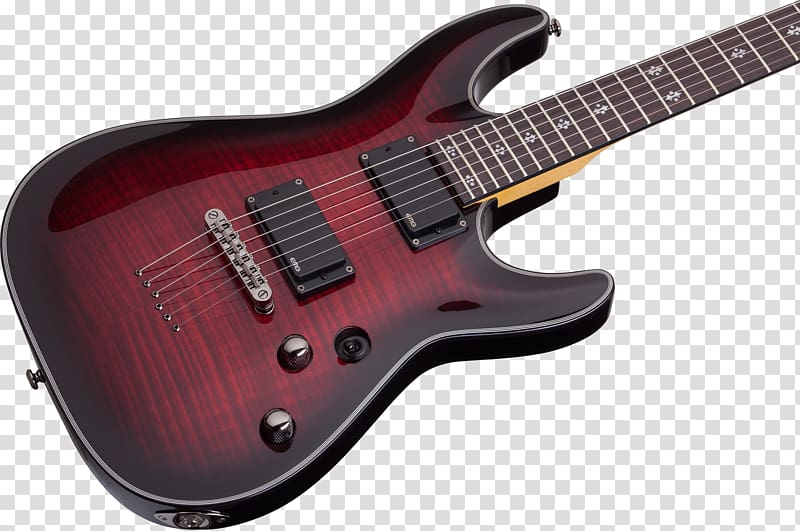 Schecter Guitar Research Schecter C-1 Hellraiser FR Electric guitar Schecter Omen 6, electric guitar transparent background PNG clipart