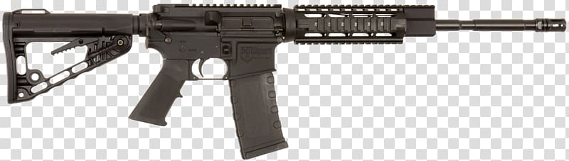 Firearm AR-15 style rifle .223 Remington DPMS Panther Arms, weapon transparent background PNG clipart