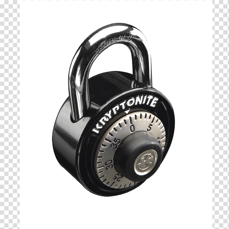 Padlock Kryptonite lock Bicycle lock Combination lock, padlock transparent background PNG clipart