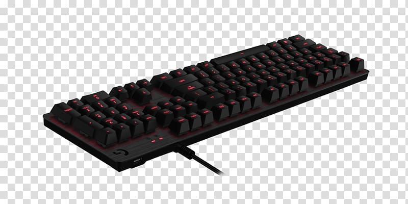 Computer keyboard Logitech G413 Gaming keypad Electrical Switches, Mechanical Keyboard transparent background PNG clipart