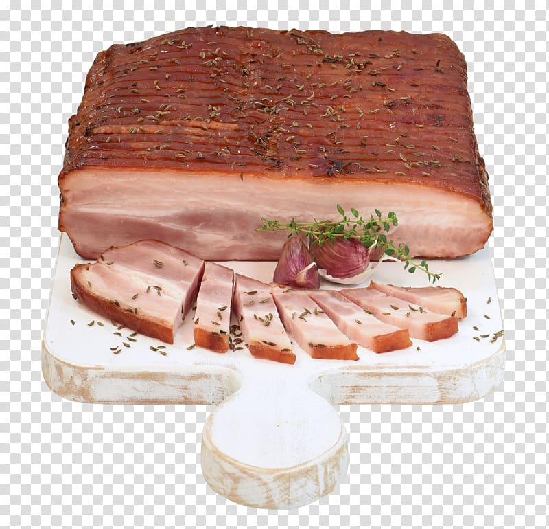 Back bacon Bayonne ham Prosciutto, ham transparent background PNG clipart