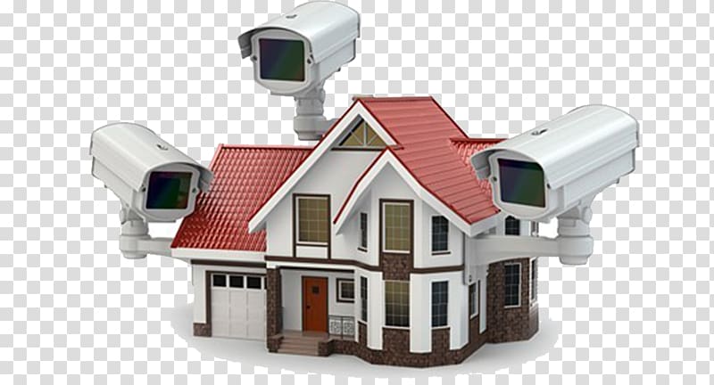 Home security Security Alarms & Systems Surveillance Closed-circuit television, house transparent background PNG clipart