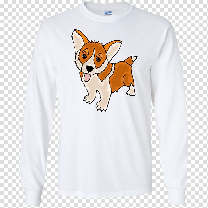 Dog breed T-shirt Pembroke Welsh Corgi Puppy Hoodie, T-shirt transparent background PNG clipart