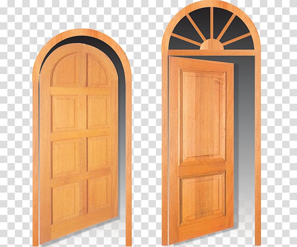 Window Sliding door Wood Folding door, arch door transparent background PNG clipart