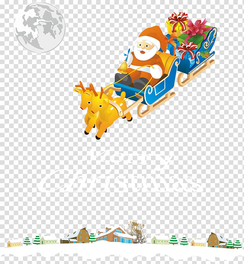 Santa Claus\'s reindeer Santa Claus\'s reindeer NORAD Tracks Santa Christmas, Free Christmas posters buckle material transparent background PNG clipart