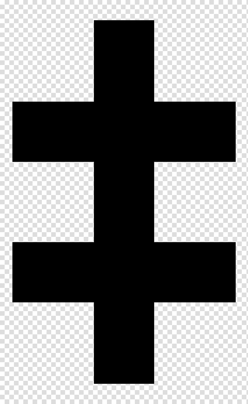 Two-barred cross Christian cross Crosses in heraldry Patriarchal cross, christian cross transparent background PNG clipart